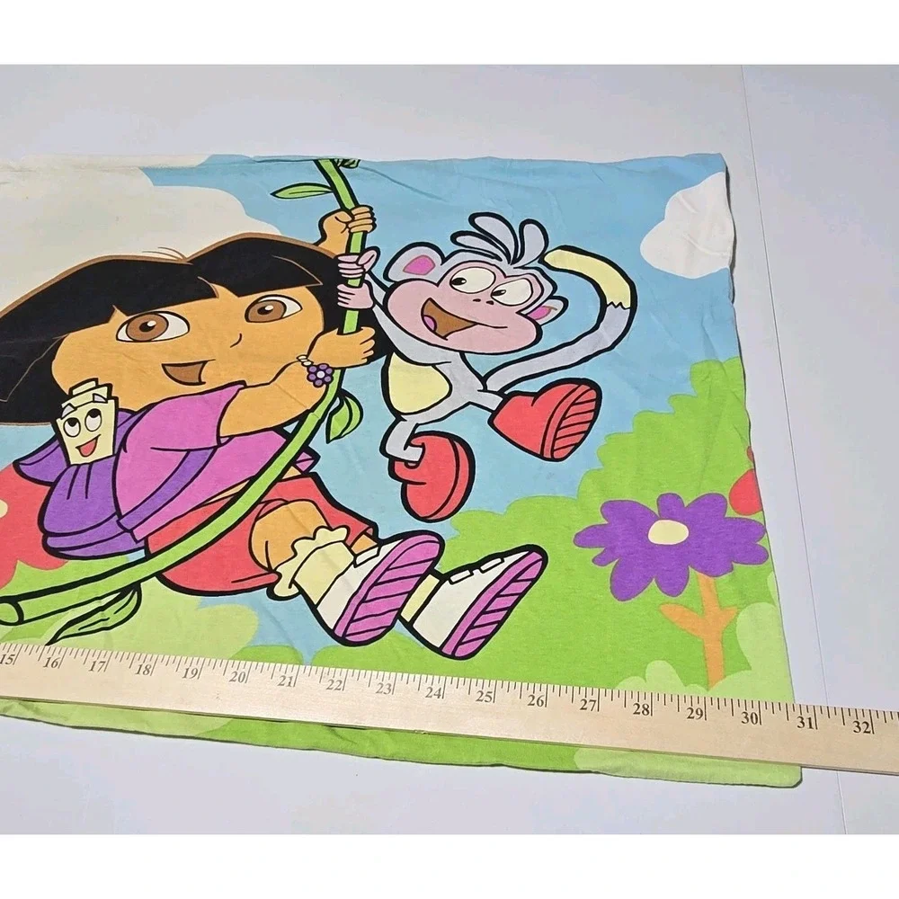 Vintage Dora The Explorer & Boots Monkey Pillowcase‎